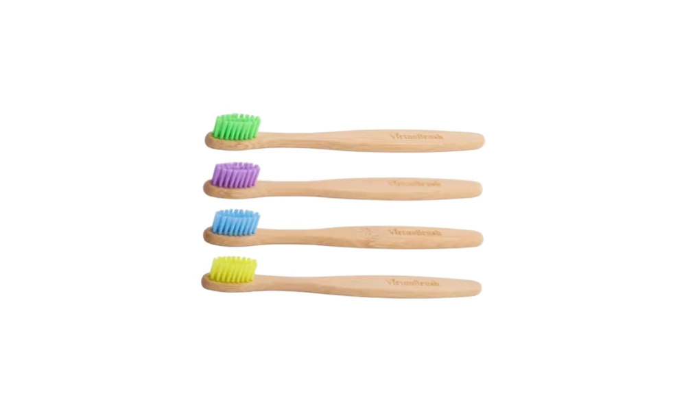 VirtueBrush Bamboo Toothbrush Kids Extra Soft 1pcs mix colors