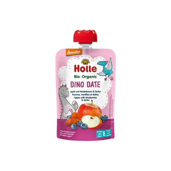 Holle Organic Apple & Blueberries with Plum 90g 6+M
