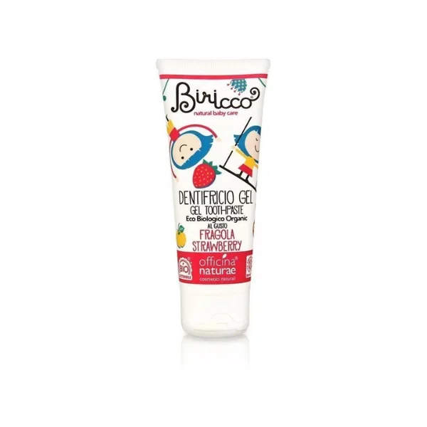 Biricco Baby Natural Toothpaste – Strawberry flavour 6m+ 75 ml