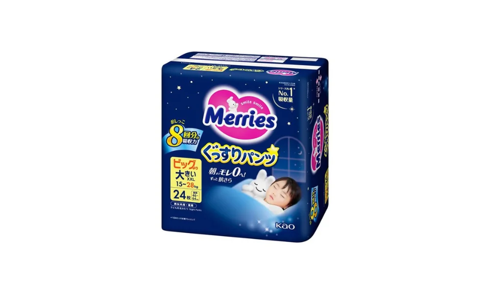 Merries Sleep Pants XXL (15-28 kg) 24 pcs