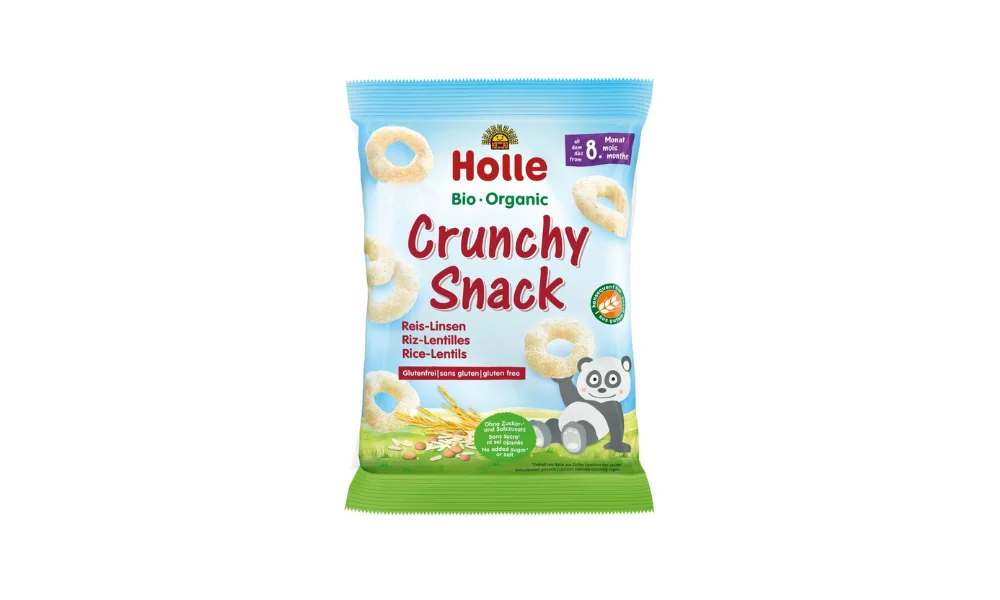 Holle Organic Crunchy Snack Rice-Lentils 25g 8m+