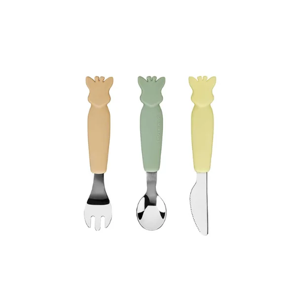 Sophie La Girafe Cutlery Set cream 6M+