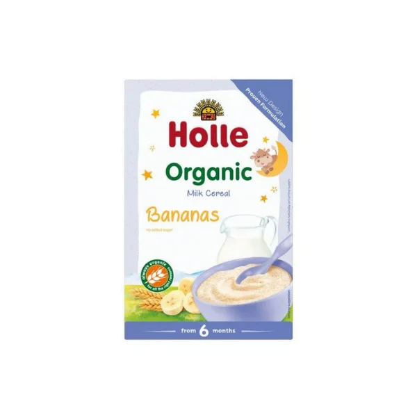 Holle Organic Milk Porridge Banana-Semolina 250g 6+M