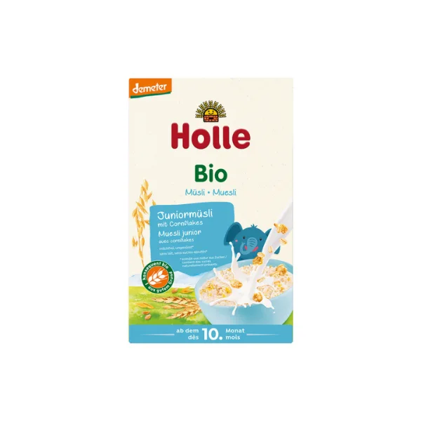 Holle Organic Junior Muesli with Cornflakes 250g 10+M