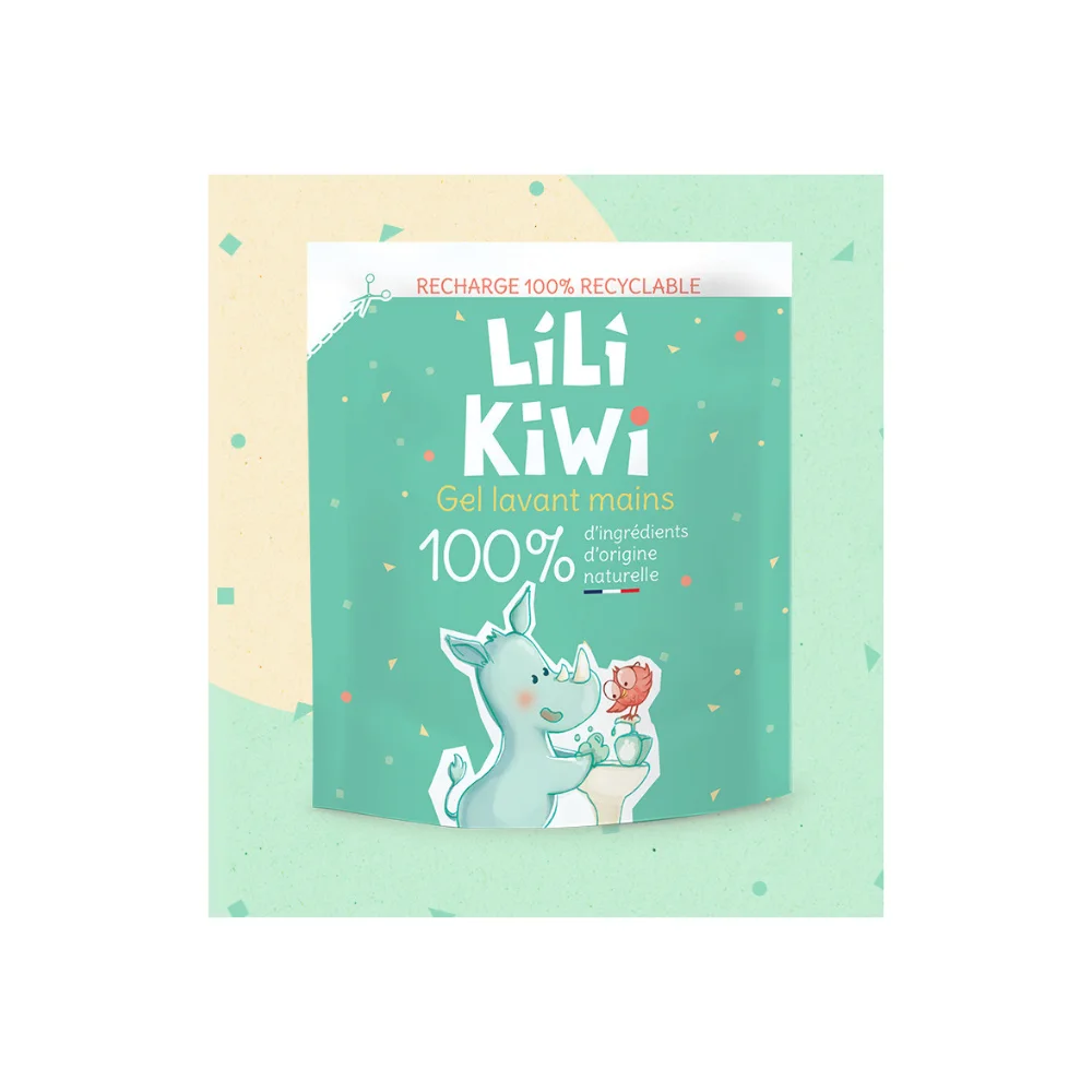 LiLiKiWi HANDWASH GEL 100% NATURAL 250ml Refill