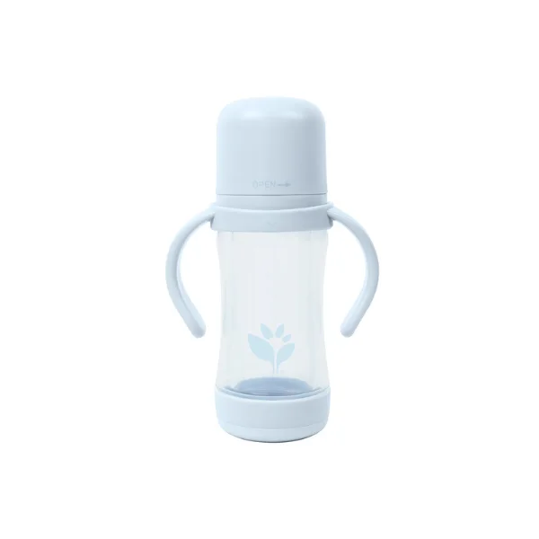 Glass & sprout ware® sip & straw – Light Blueberry 6m+ 147 ml