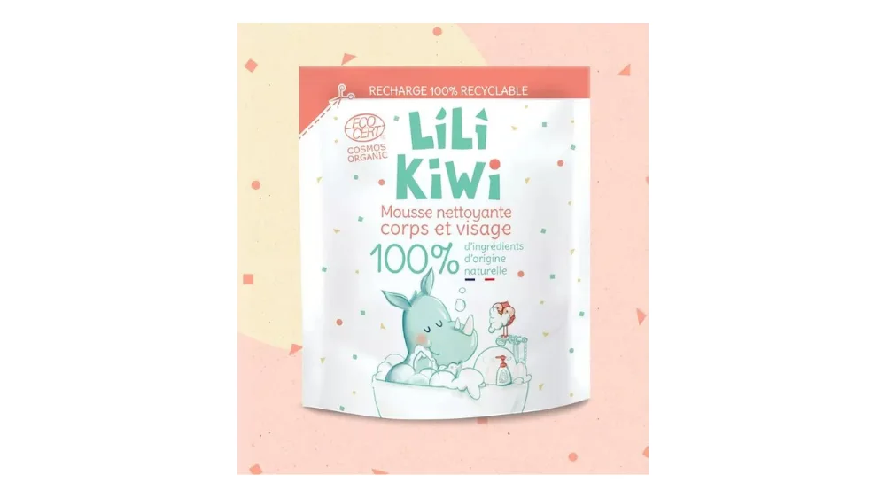 LiLiKiWi Face And Body Cleaning Foam Refill  250ml 0+