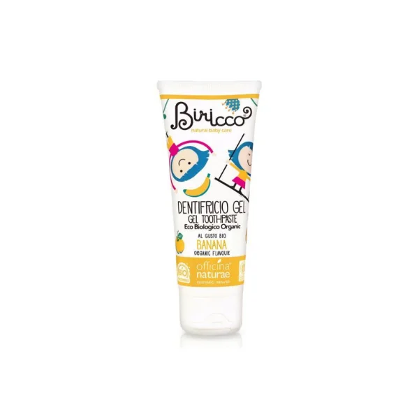 Biricco Baby Natural Toothpaste – Banana flavour 6m+ 75 ml
