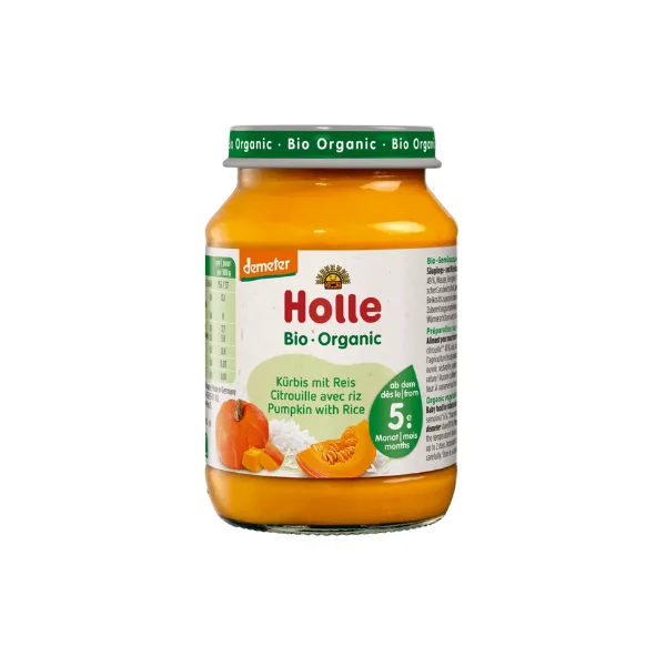 Holle Organic Pumpkin with Rice 190g 4+M