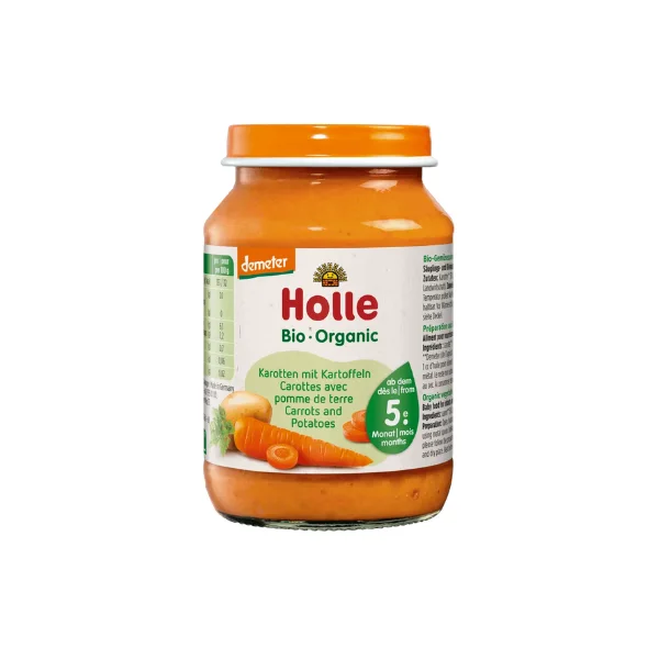 Holle Organic Potato & Carrot 190g 4+M
