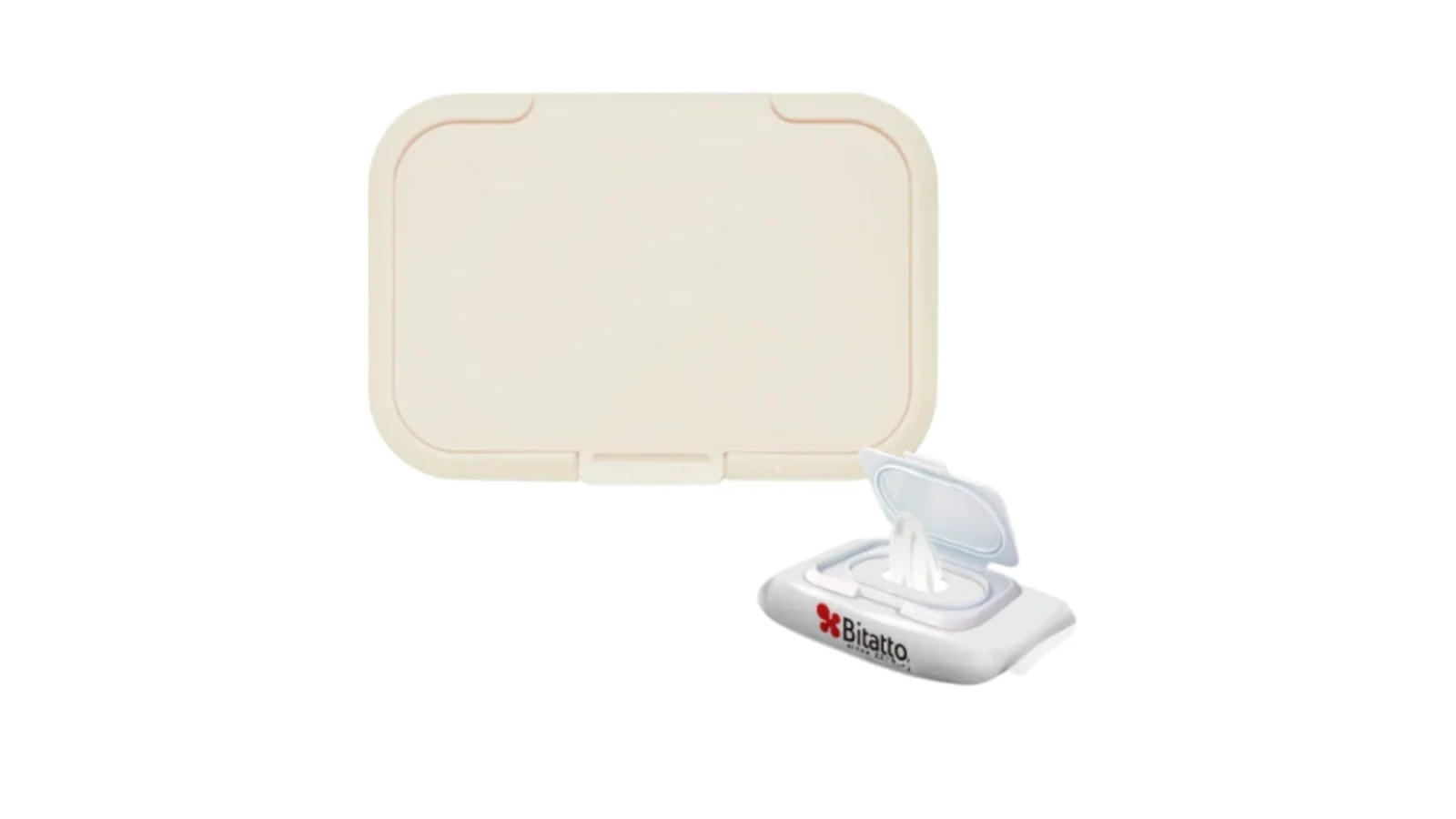 Bitatto Wet Wipes Lid Regular Size – Beige