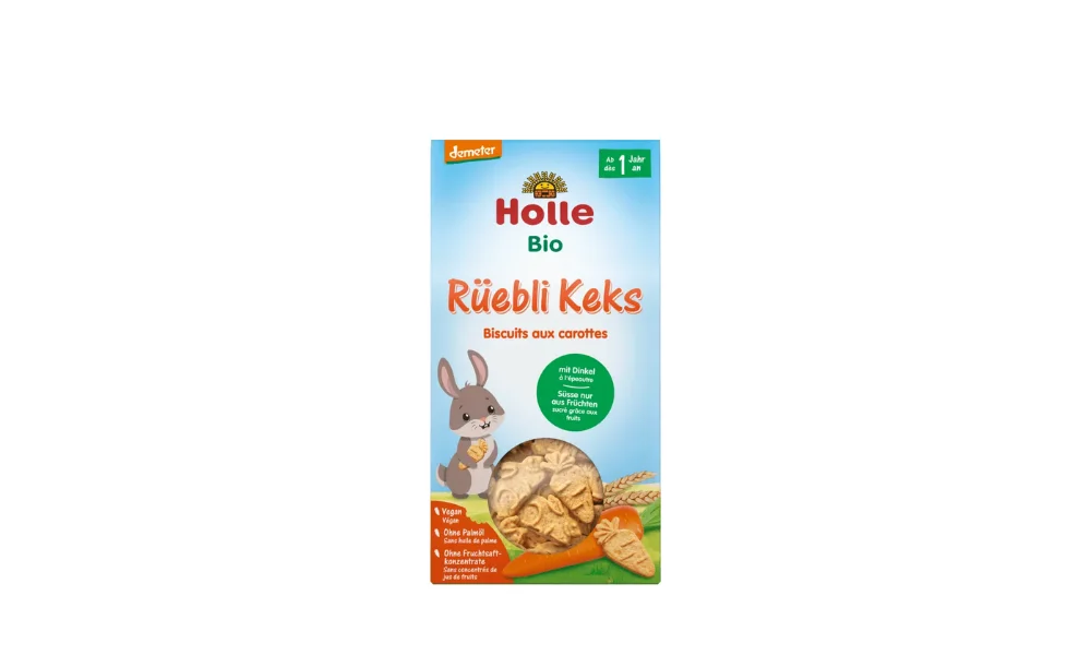 Holle Organic Carrot And Spelt Biscuits 125g 1y+