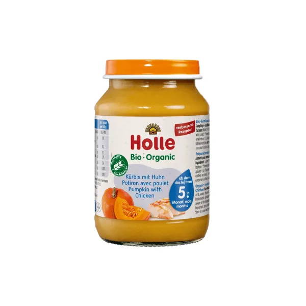 Holle Organic Pumpkin Chicken 190g 4+M