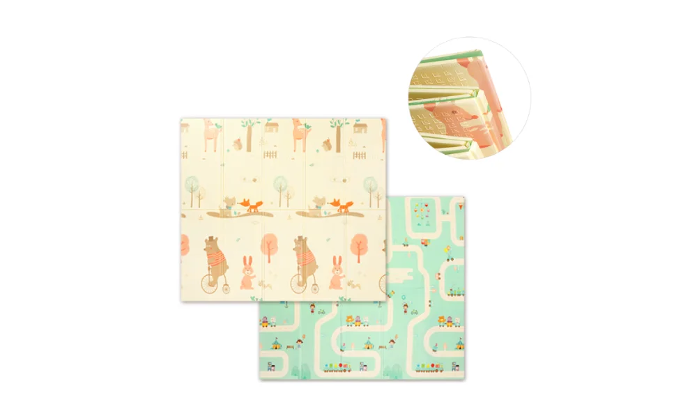 Babyono: Folding Double-Sided Foam Floor Mat 180 x 200 cm