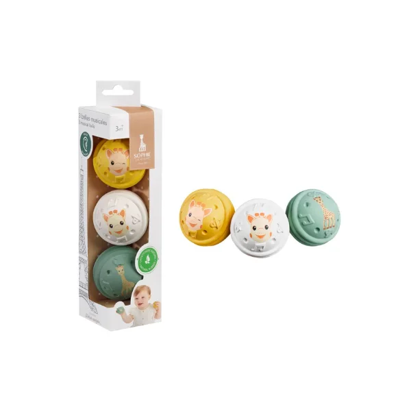 Sophie La Girafe 3 musical balls 3m+