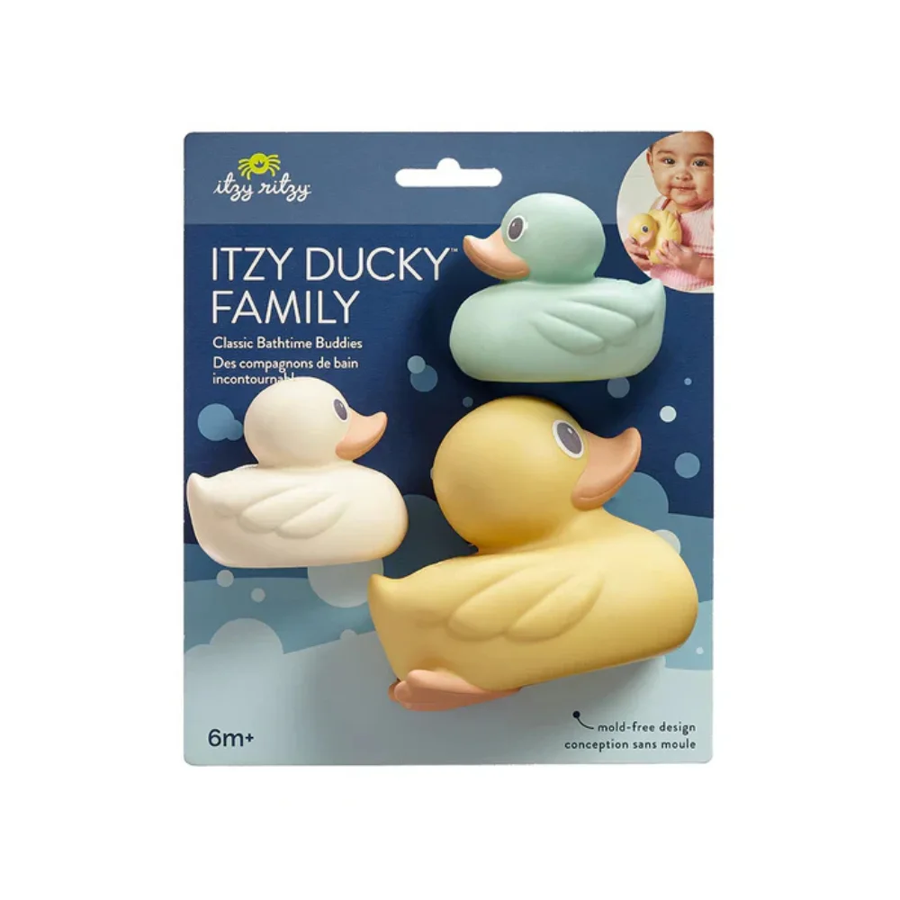 Itzy Ducky Family Bath Toy Set 6+