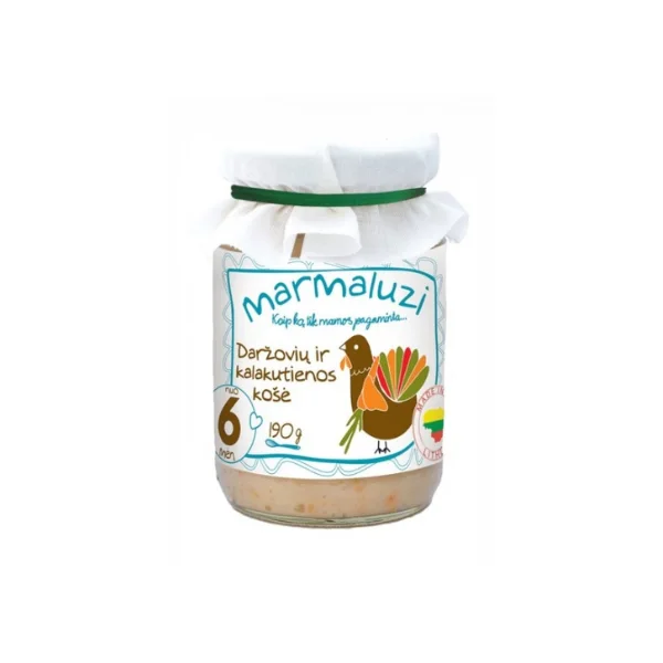 Marmaluzi Turkey with vegetables 190g from 8 months