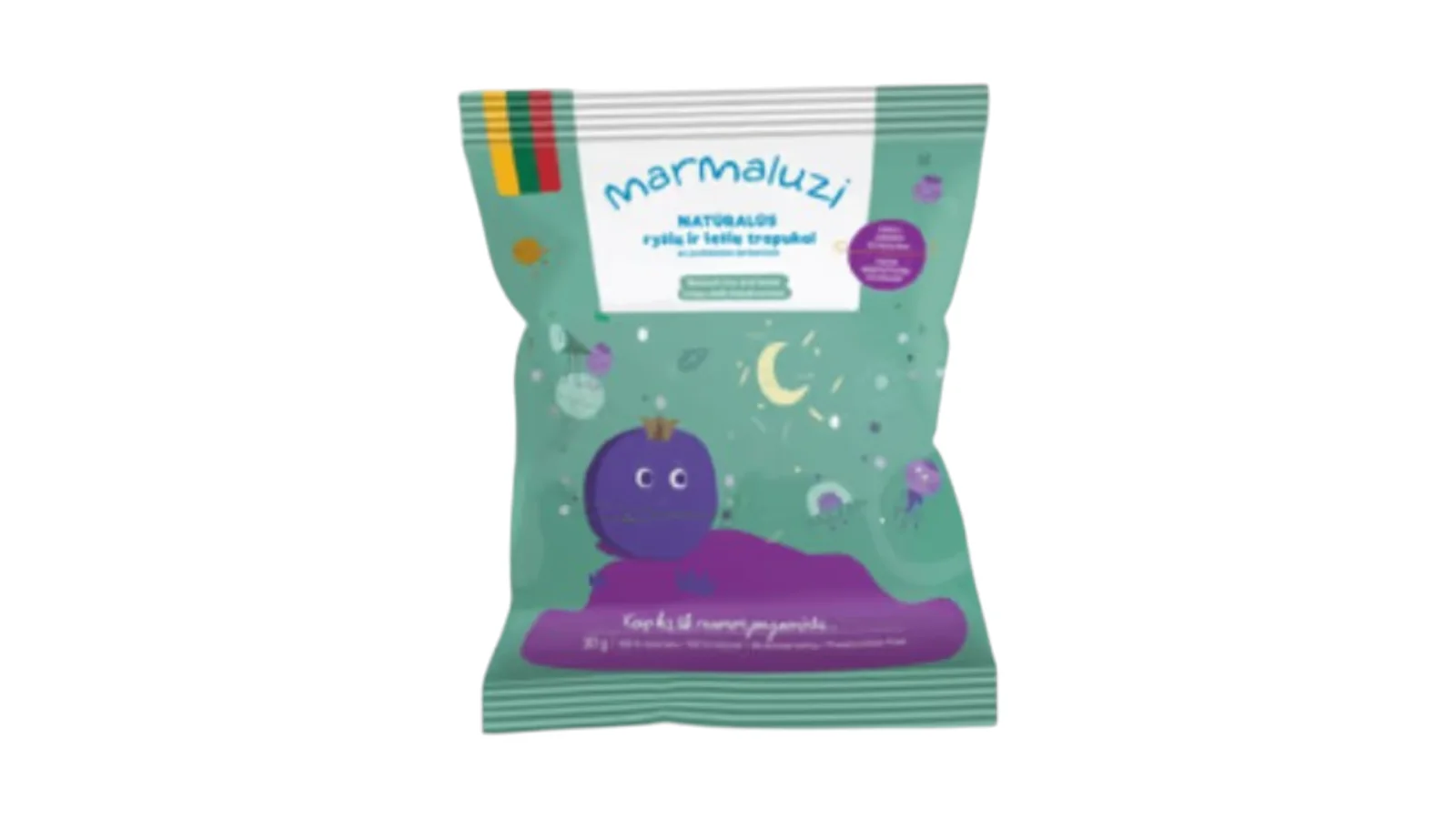 Marmaluzi Rice-wheat crisps with blackcurrant from 3 years 30 g