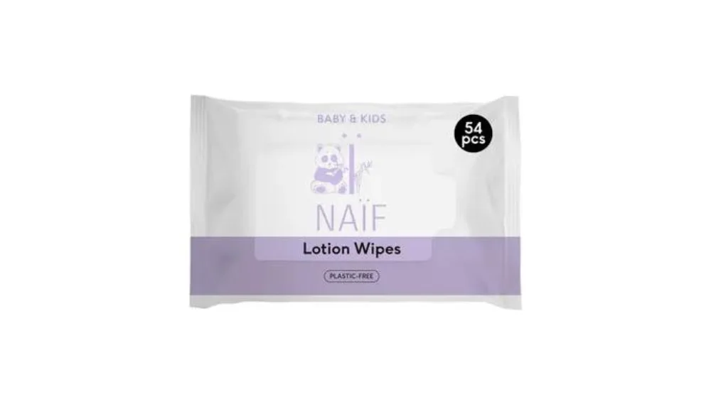 Naif Plastic Free Baby Lotion Wipes 54 pcs