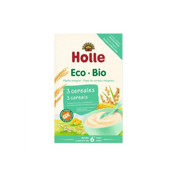 Holle Organic 3-Grain Porridge 250g 6+M