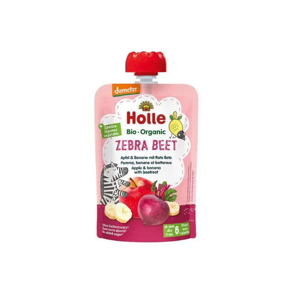 Holle Organic Apple & Banana with Beetroot 6+ 100g