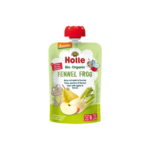 Holle Organic Pear with Apple & Fennel 100g 6+M