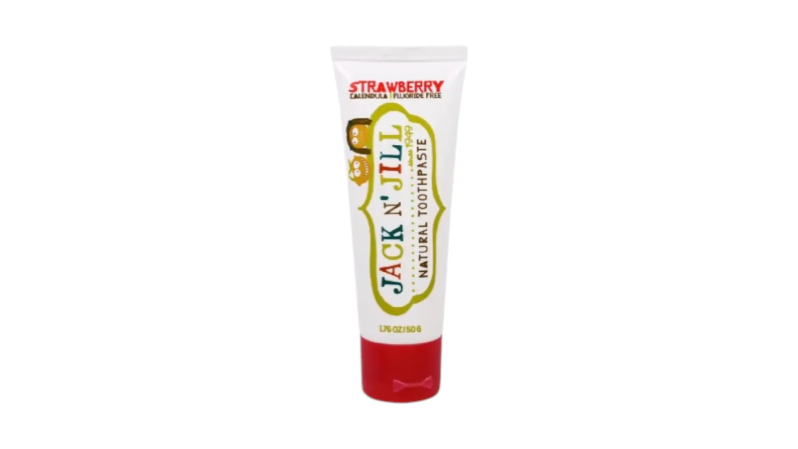 Jack N Jill Natural Certified Toothpaste 6m+ Strawberry