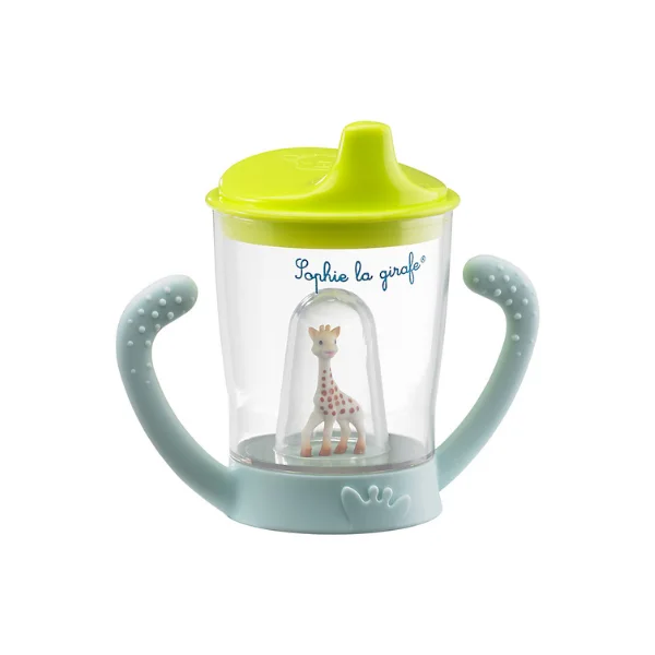 Sophie La Girafe Non-Drip Cup 6+ green