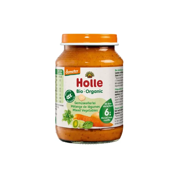 Holle Mixed Vegetables 190g 6+M
