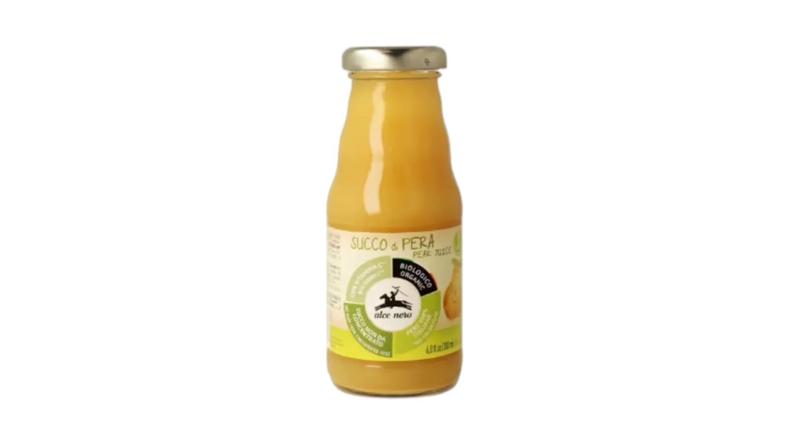 Alce Nero Organic Pear Juice 200ml 12m+