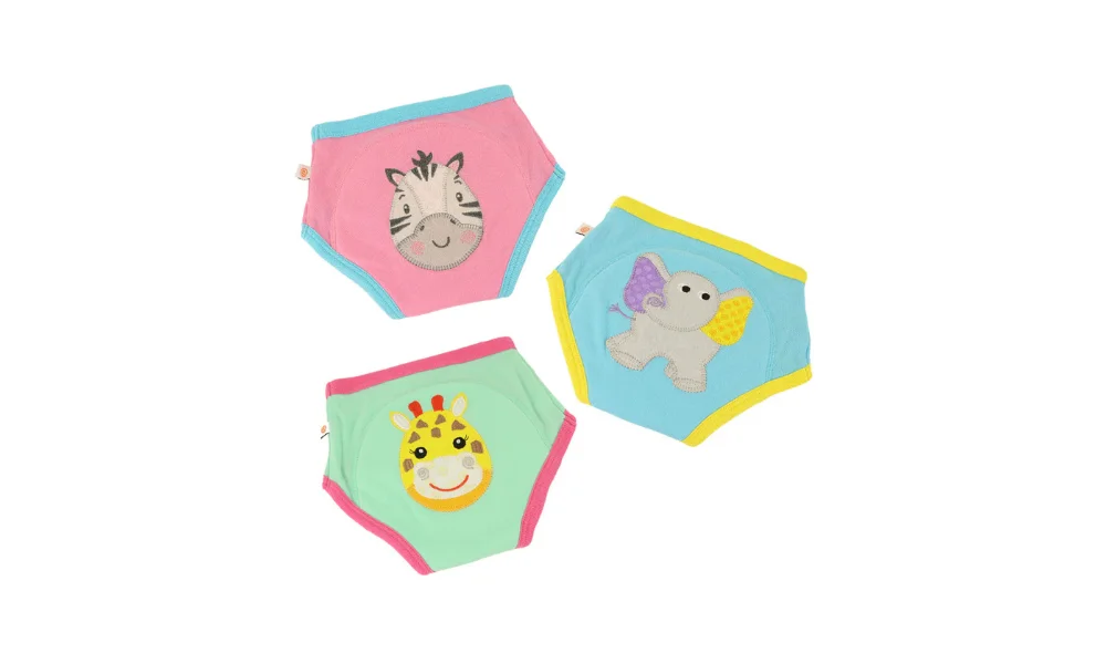 Zoocchini 3 Organic Cotton Training Pants –  Zoo Friends 2-3 Years