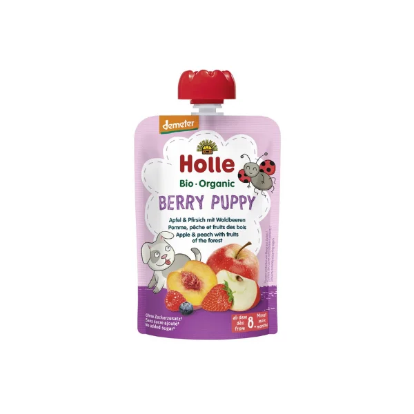 Holle Organic Apple,Peach & Fruits of the Forest 100g 8+M