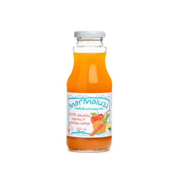 Marmaluzi Apple juice with carrots and pumpkin 100% from 6 months 250 ml
