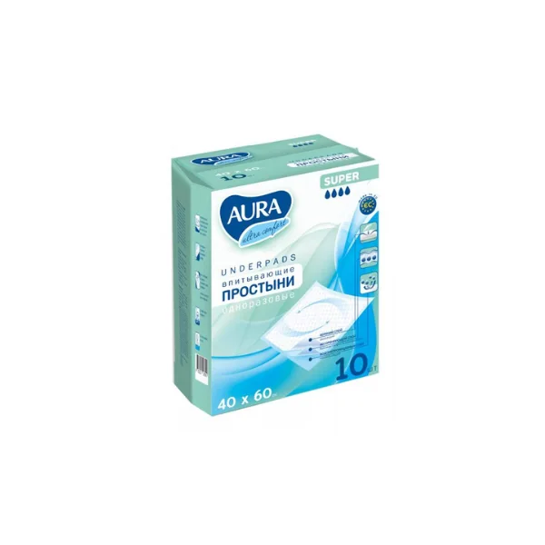 Aura disposable napkins 60x40cm(10 pcs)
