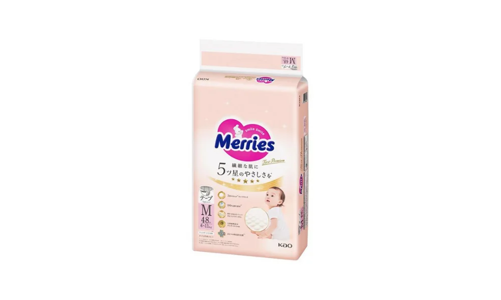 Merries First Premium M (6-11 kg) 48 pcs