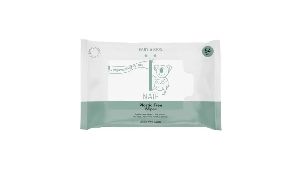 Naif Plastic Free Baby Wipes 54 pcs