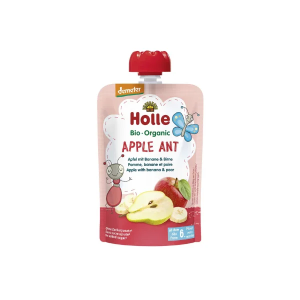 Holle Organic Apple,Banana & Pear 100g 6+M