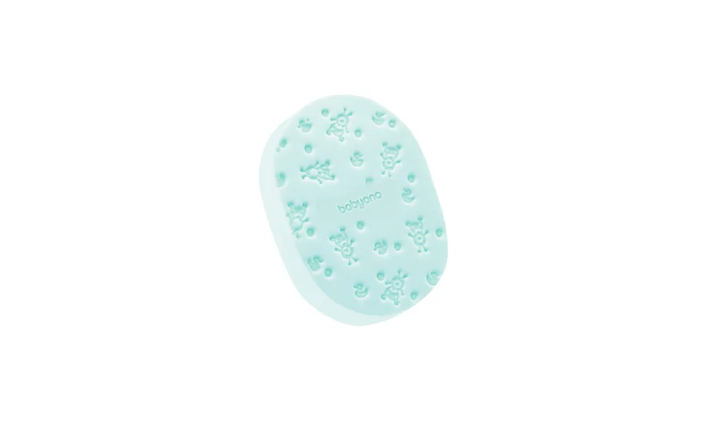 BabyOno: Bath Sponge-Light Mint 1m+