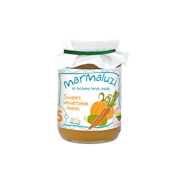 Marmaluzi Sweet vegetable puree 190g from 6 months
