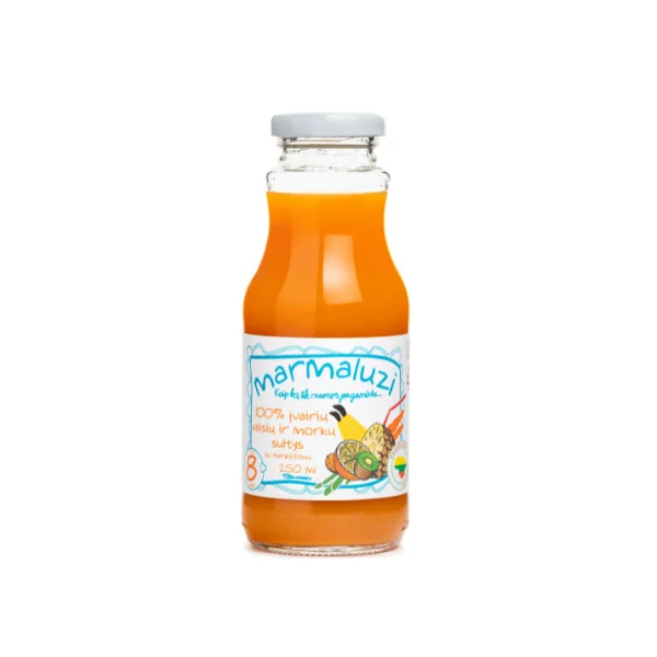 Marmaluzi Multifruit juice with carrots 100% from 8 months 250 ml