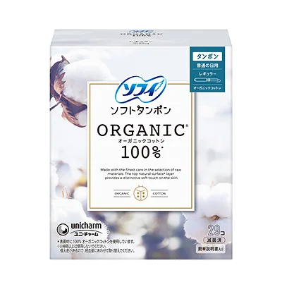 Unicharm Organic Cotton tampons regular 29 pcs