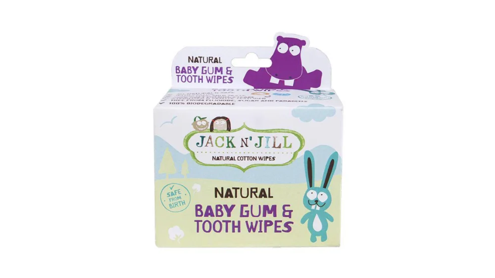 Jack N Jill Natural Baby Gum & Tooth Wipes 25pcs 0m+
