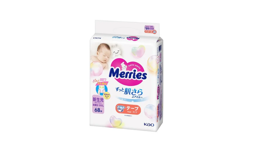 Merries FOR NEWBORN (0-5 kg) 68 pcs