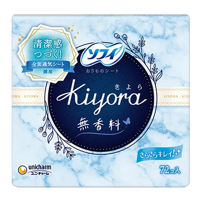 Sofy Kiyora scent-free no fragrance, 14cm, 72pcs.